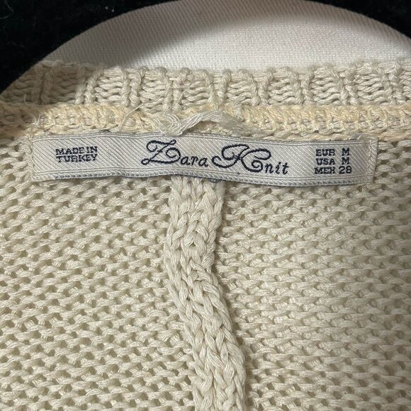 Lara Knit Cream Knit Cardigan - Picture 2 of 4